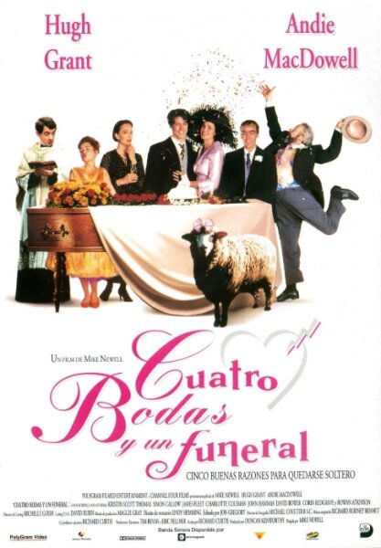 Cuatro bodas y un funeral [1994 Comedia romántica Mike Newell] BDrip